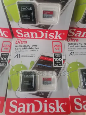 Sandisk Ultra 256gb Microsdxc Memory Card With Adapter