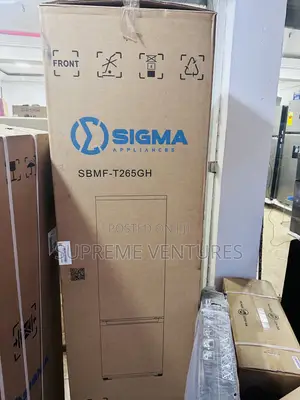 Sigma 260l Double Door Bottom Freezer Fridge SBMF-T265gh