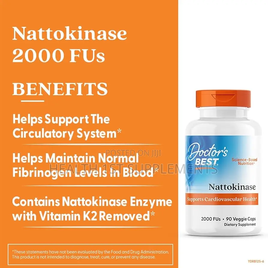 Nattokinase, 2,000 Fus, Per Capsule, 90 Veggie Caps