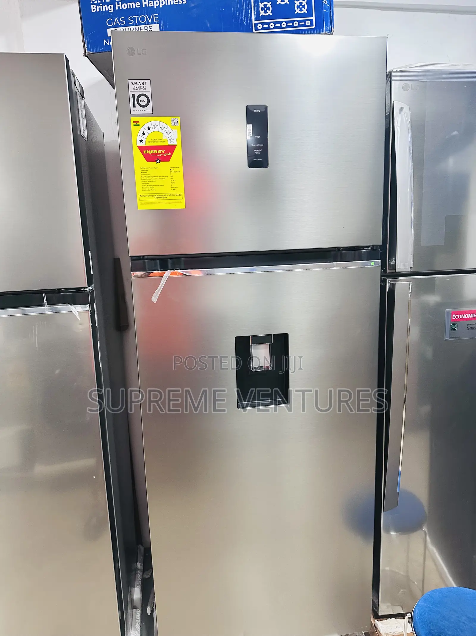 Lg 491l Top Freezer Refrigerator (Gn-F452pfaq)