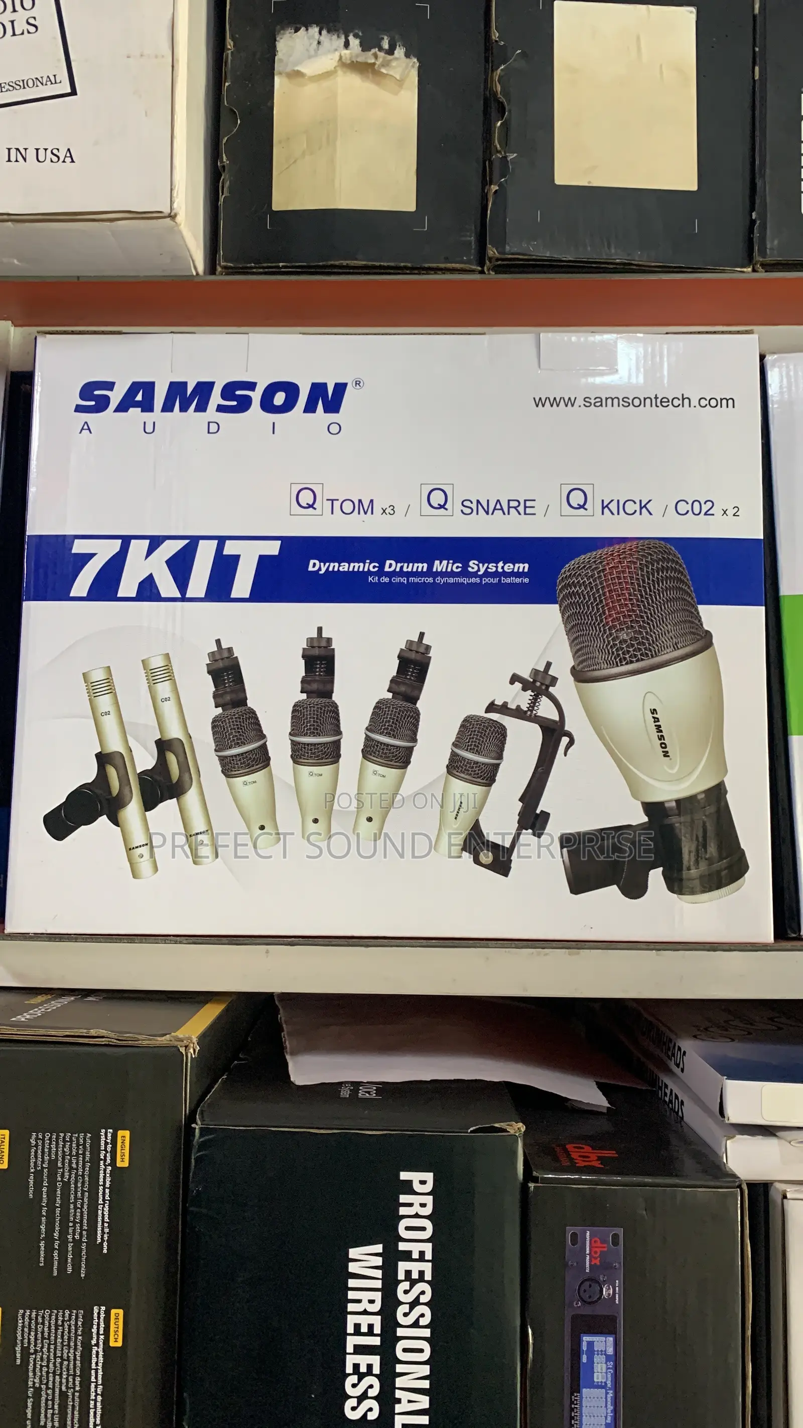 Samson Drums Mic Audio