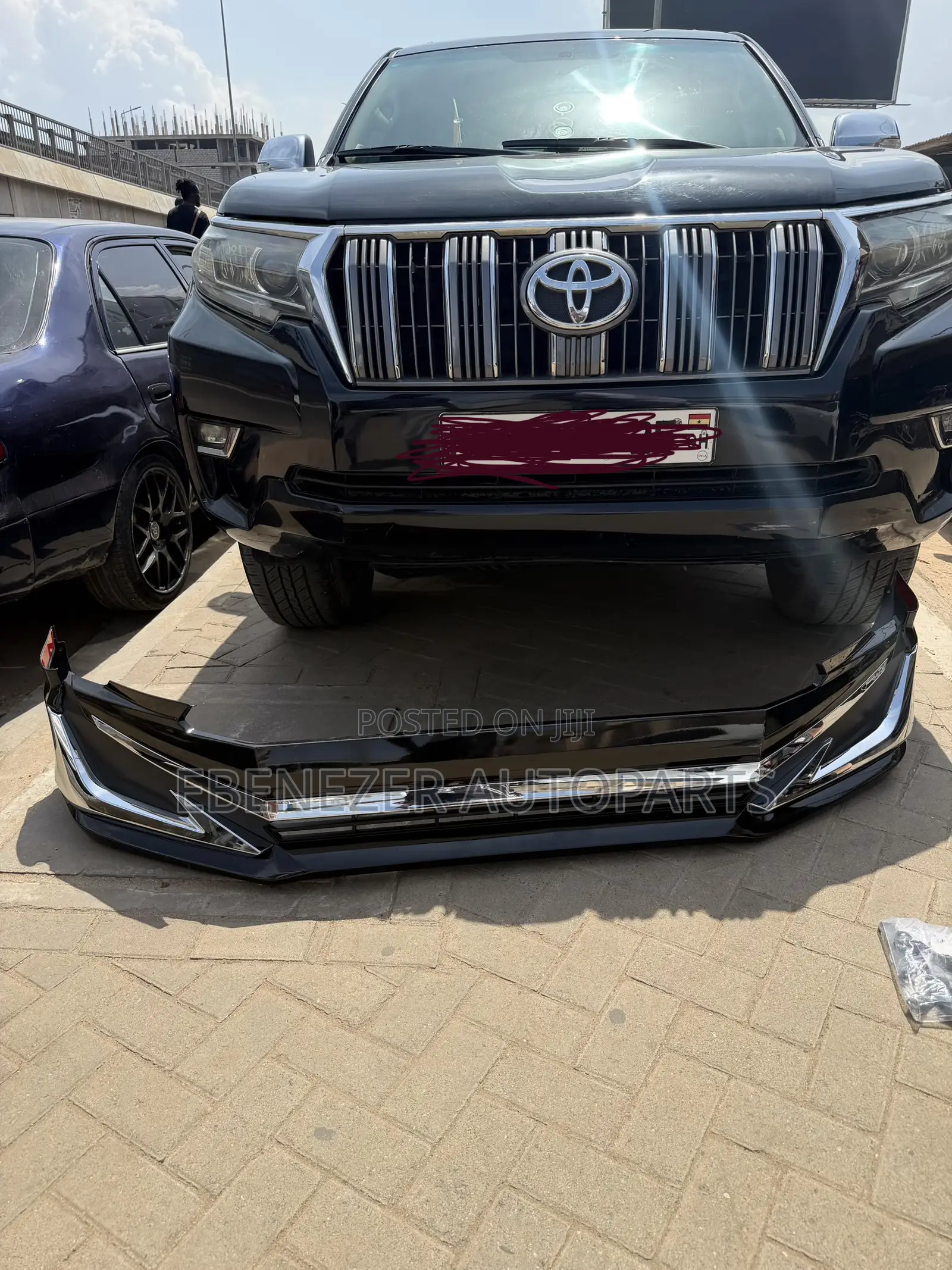 Toyota Land Cruiser Prado Front Bumper Spoiler Normal 2018 2019 2020