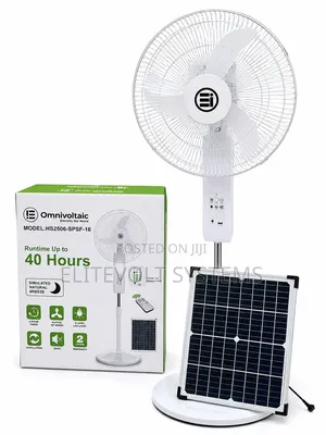Solar Stand Fan