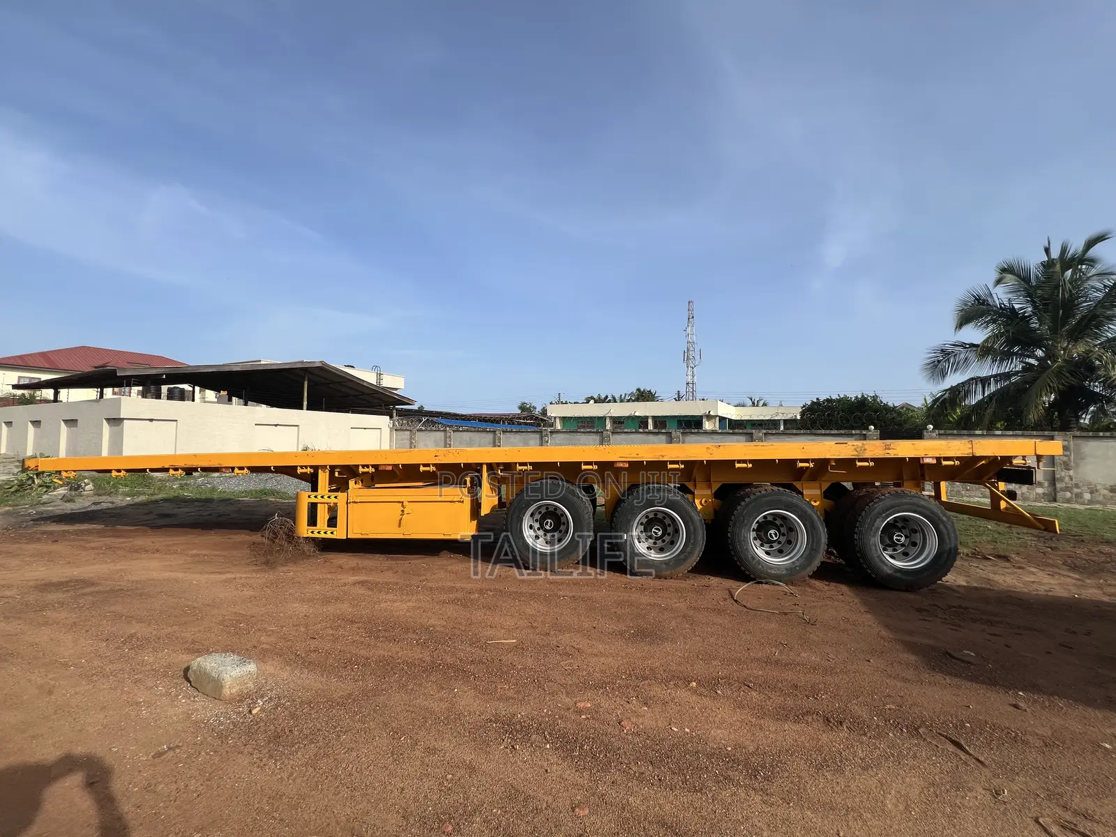 Flatbed Trailer Brand New 4 Axle – Front Lift Axle, Heavy Duty (Tema)