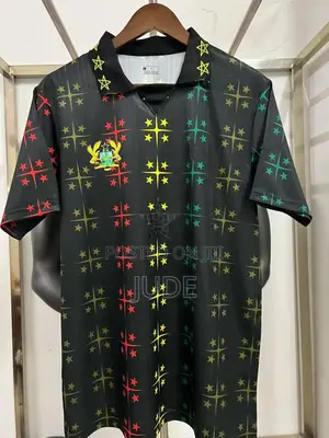 Ghana Coat of Arms Jersey (Black)