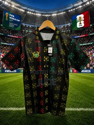 Ghana Coat of Arms Jersey (Black)