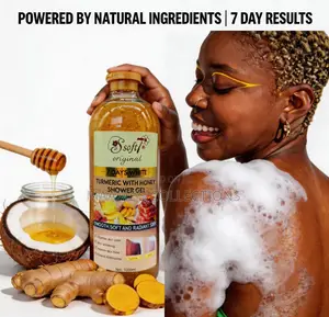 Soft7 Original 7 Days White Turmeric With Honey Shower Gel.