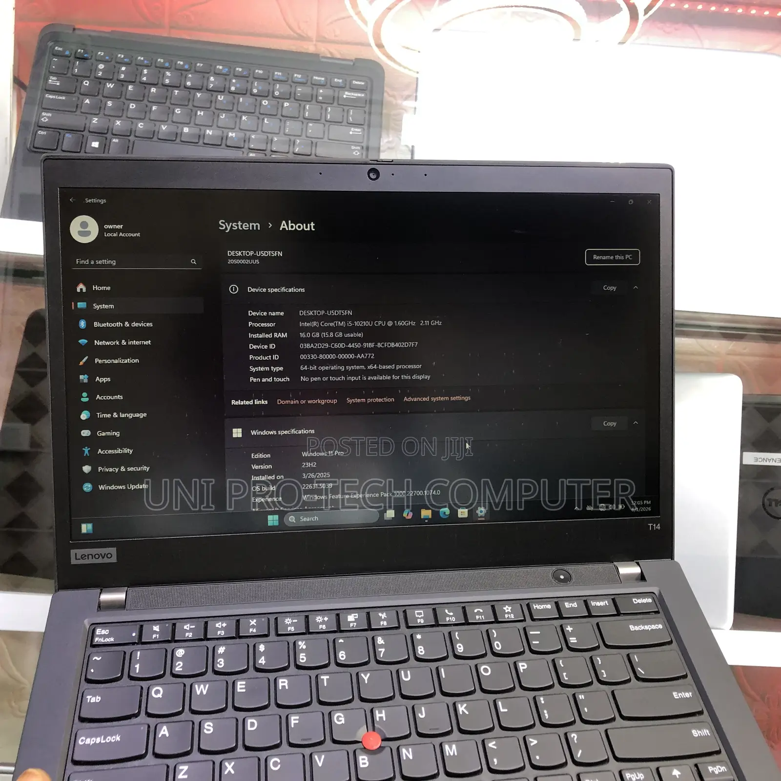 Laptop Lenovo ThinkPad T14 16GB Intel Core i5 SSD 256GB