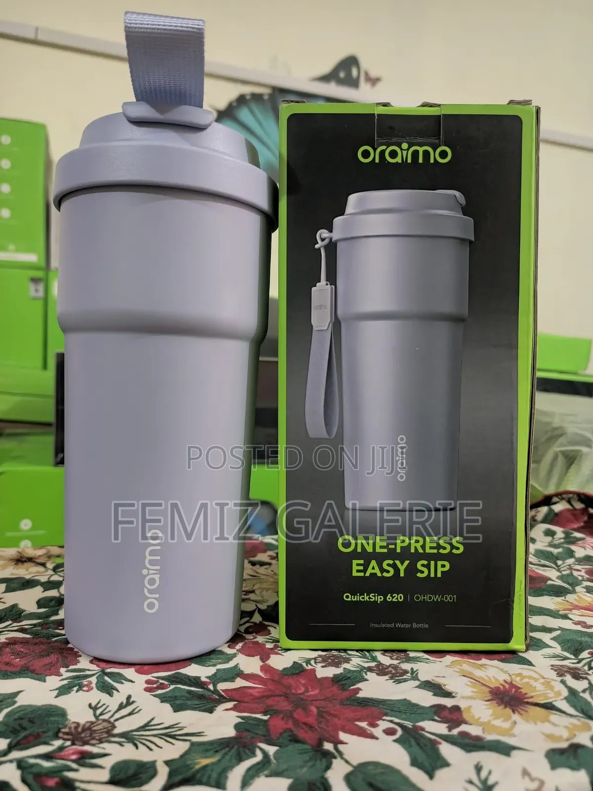 Oraimo Quicksip 620 Temperature-Lock Leakproof Insulated Water Bottle