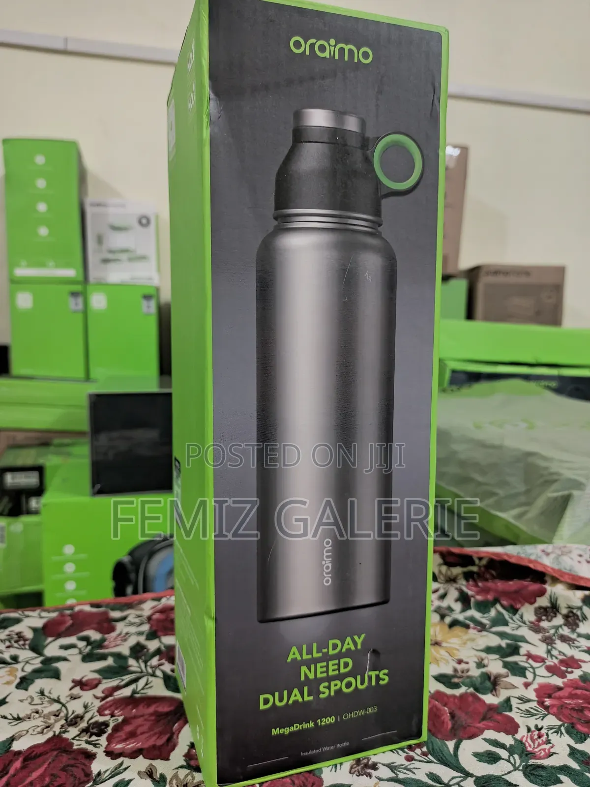 Oraimo Megadrink 1200 Leakproof Portable 1.2l Insulated Water Bottle