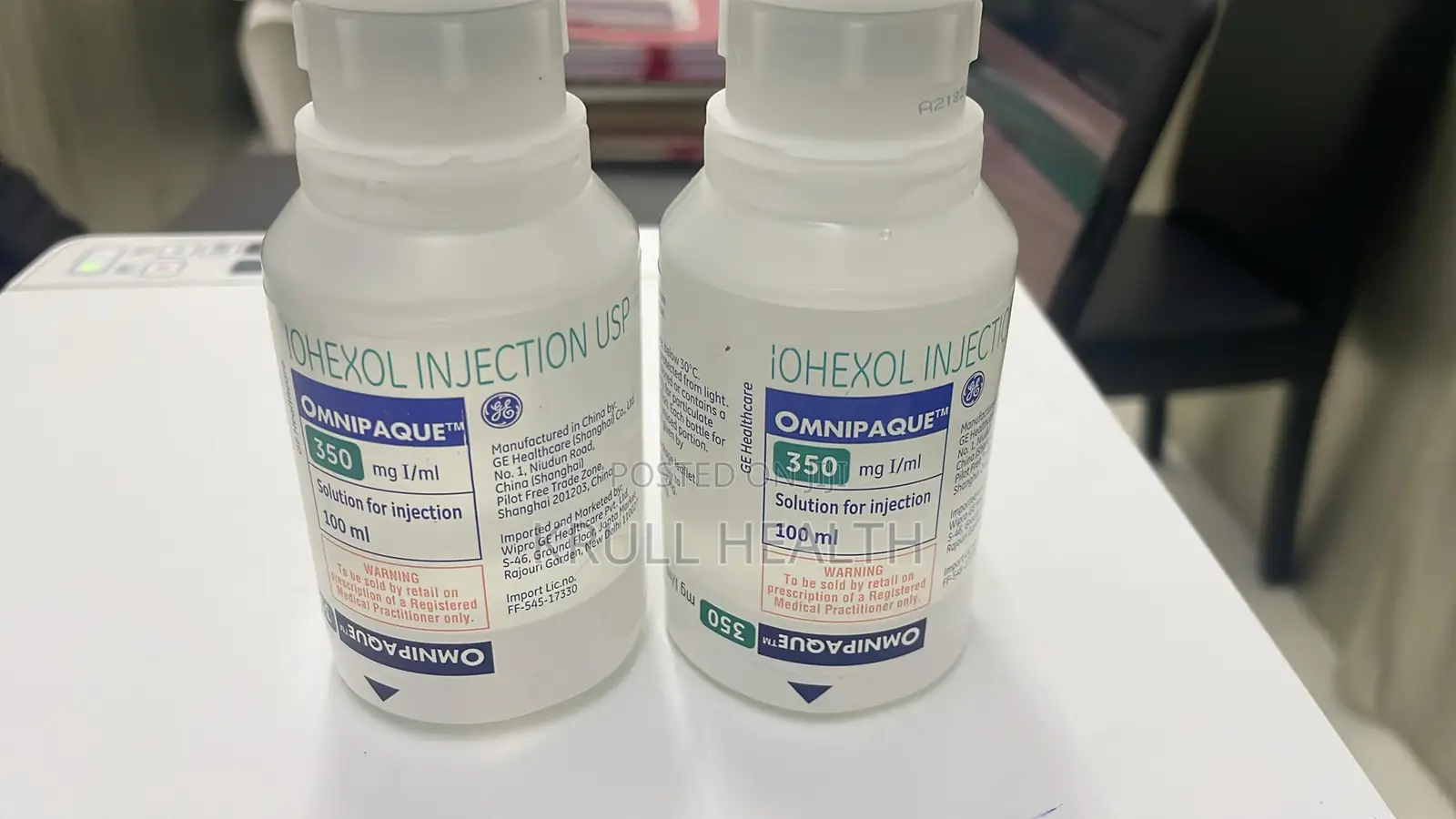 Iohexol Omnipaque Contrast