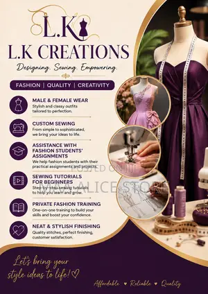 Fashion Designer Sewing Training Services In Kumasi