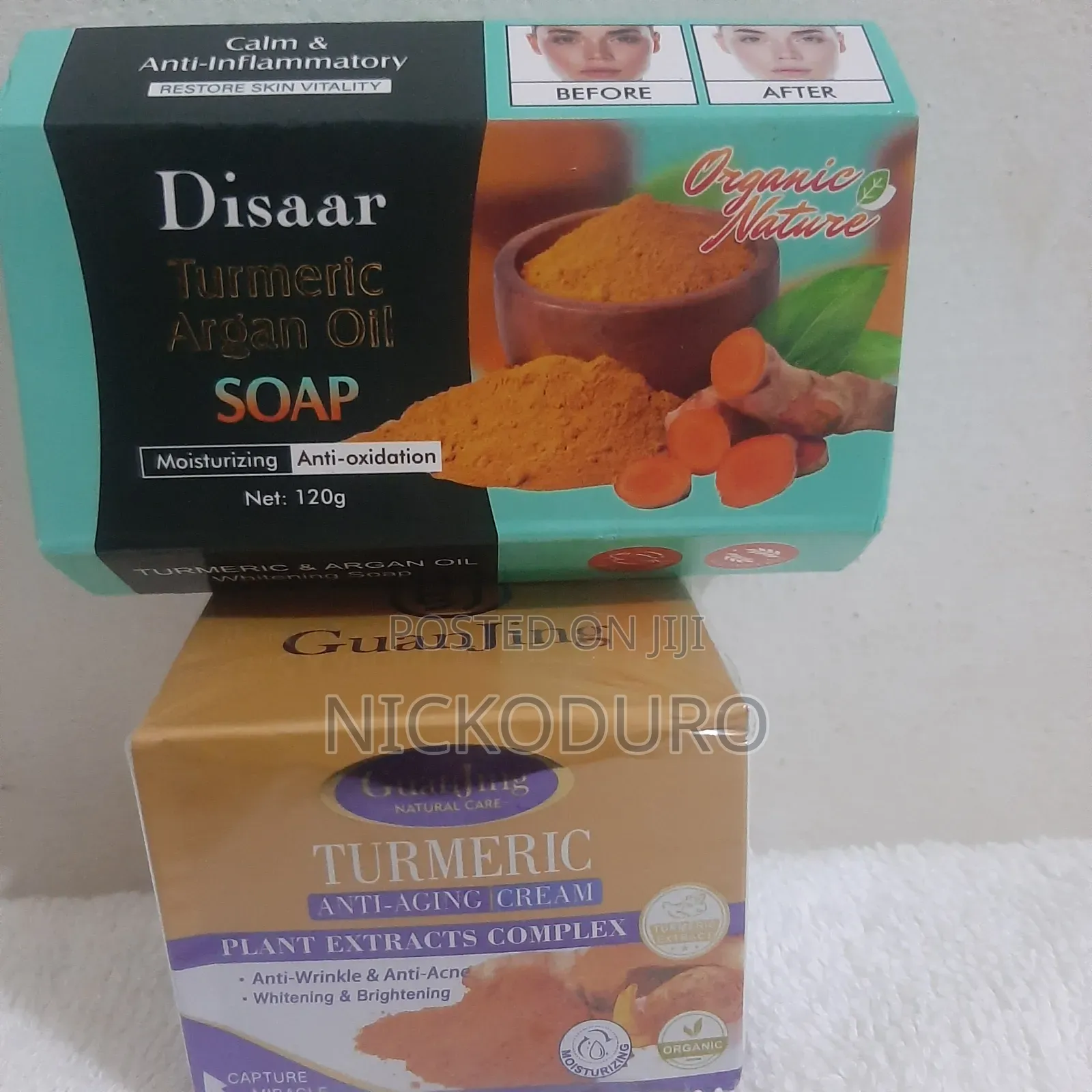 Tumeric Anti-Aging Cream+Soap-