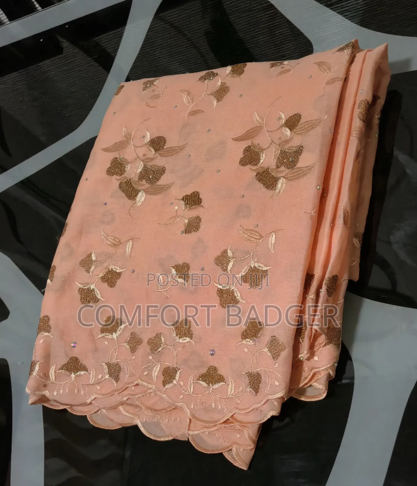 Stunning Peach Lace
