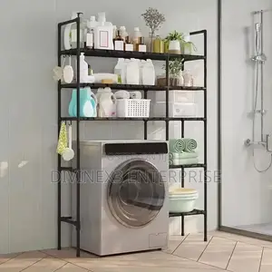 Multi-functional 3-tier Over-washing Machine Toilet Rack