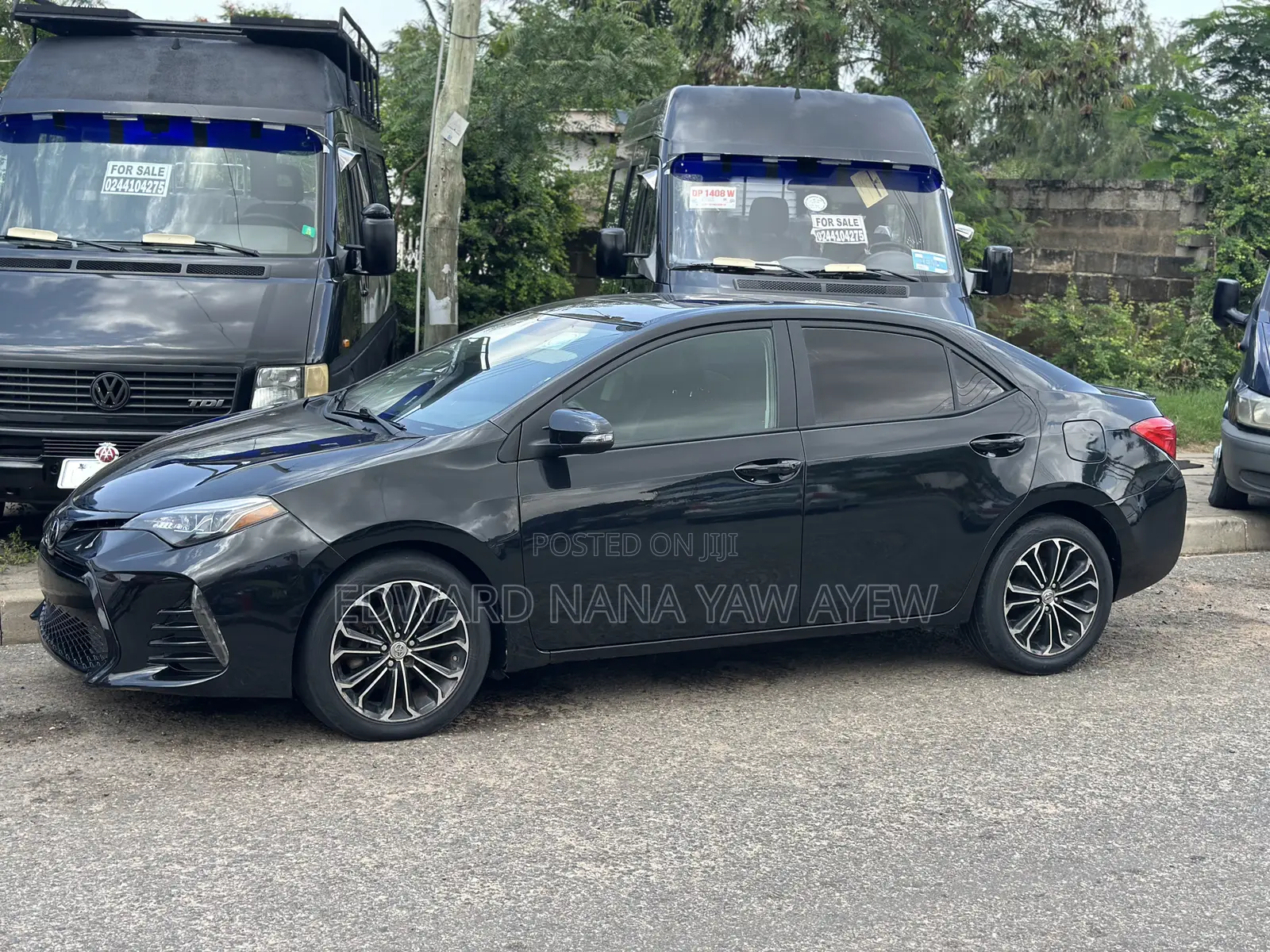 Toyota Corolla S 4dr Sedan (1.8L 4cyl CVT) 2015 Black