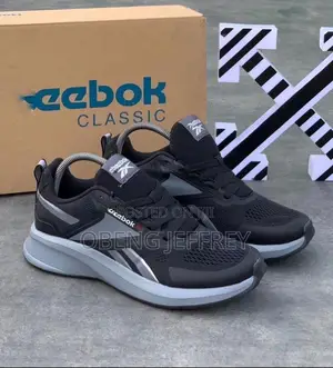 Original Reebok Classic Black/Sole Gray Breathable Mesh