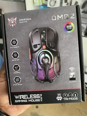 Onikuma Dm02 Wireless RGB Gaming Mouse – Tri-Mode Lightweight (New)