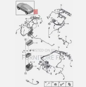 Porsche Macan Engine Harness Oem 95b971072ec Genuine