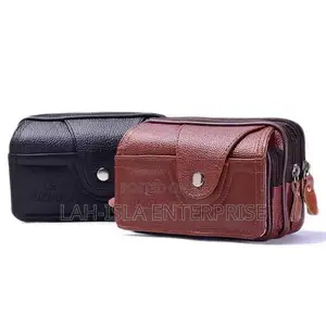 Men’S Leather Waist Bag –