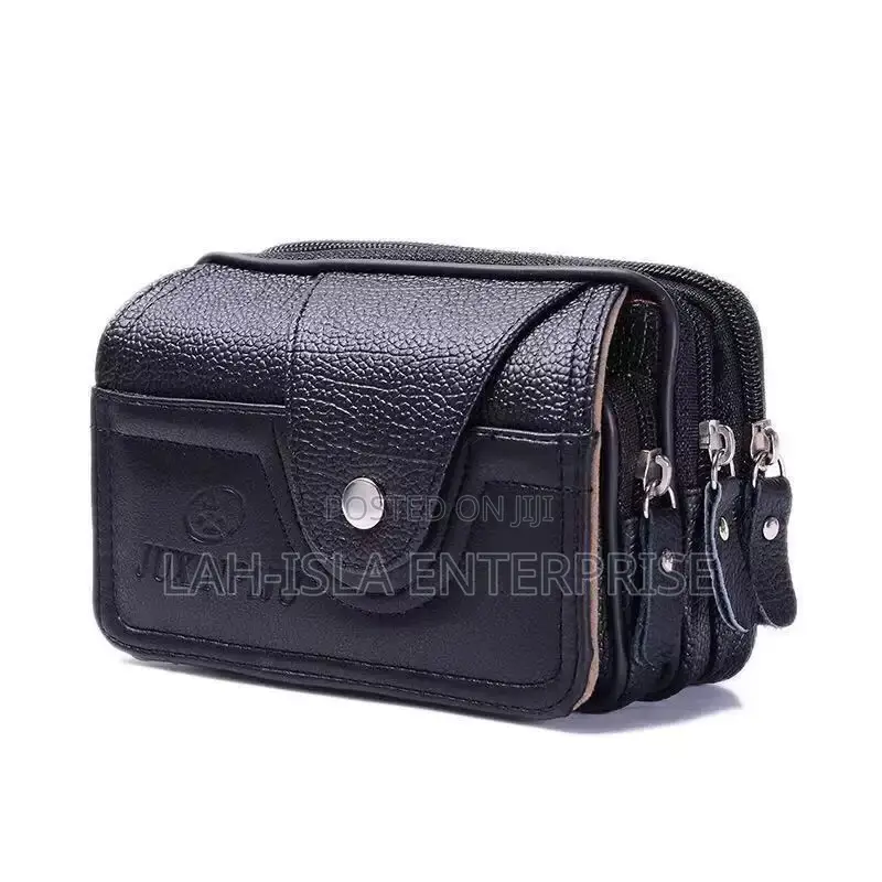 Men’S Leather Waist Bag –