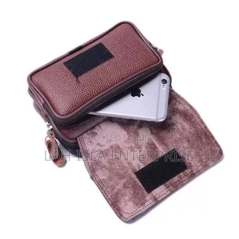 Men’S Leather Waist Bag –