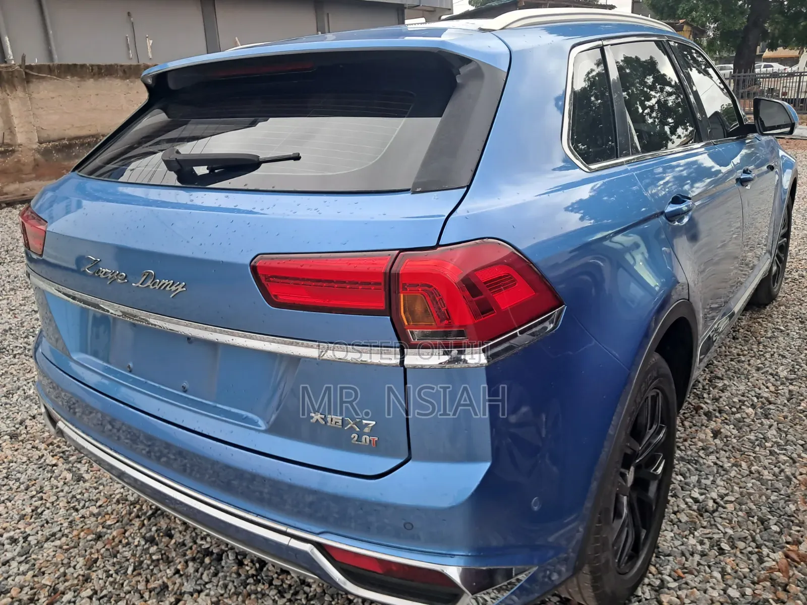 Zotye SR7 2018 Blue