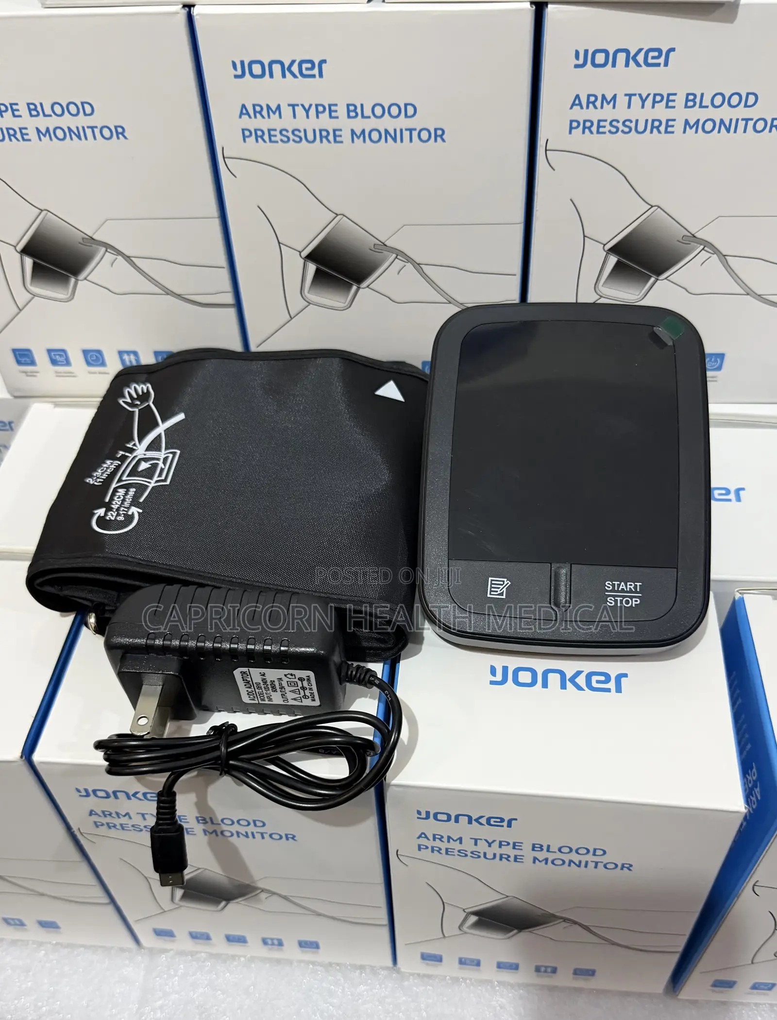 Yonker Rechargeable Blood Pressure Monitor (Bp Machine)