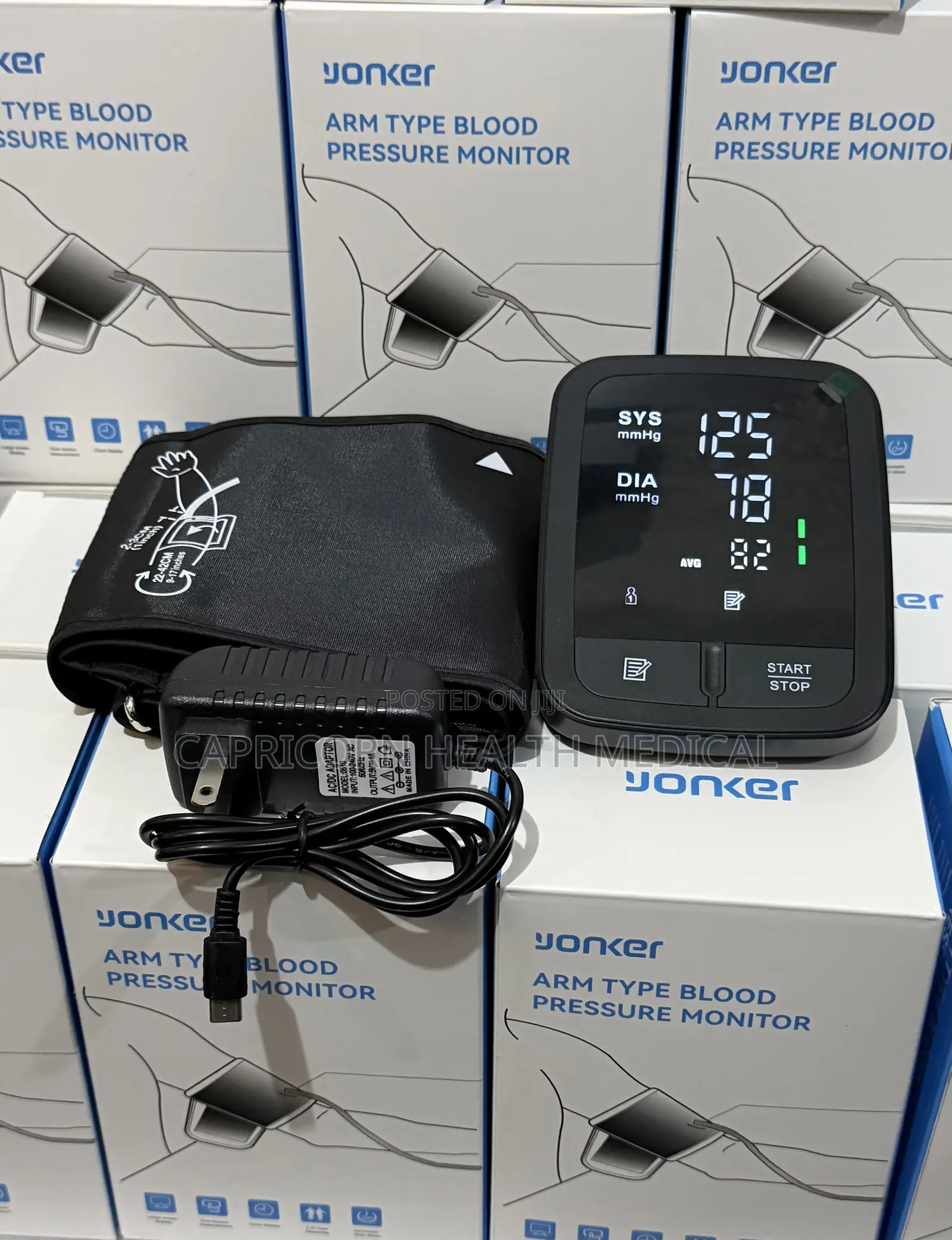 Yonker Rechargeable Blood Pressure Monitor (Bp Machine)