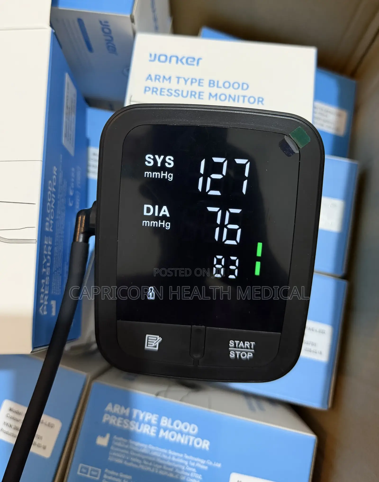 Yonker Rechargeable Blood Pressure Monitor (Bp Machine)