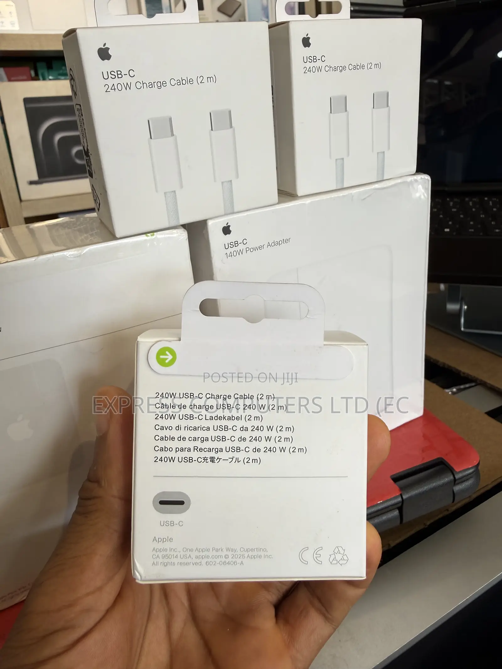 Apple 140w Usb-C Power Adapter With Usb-C 240w Charging Cable Original