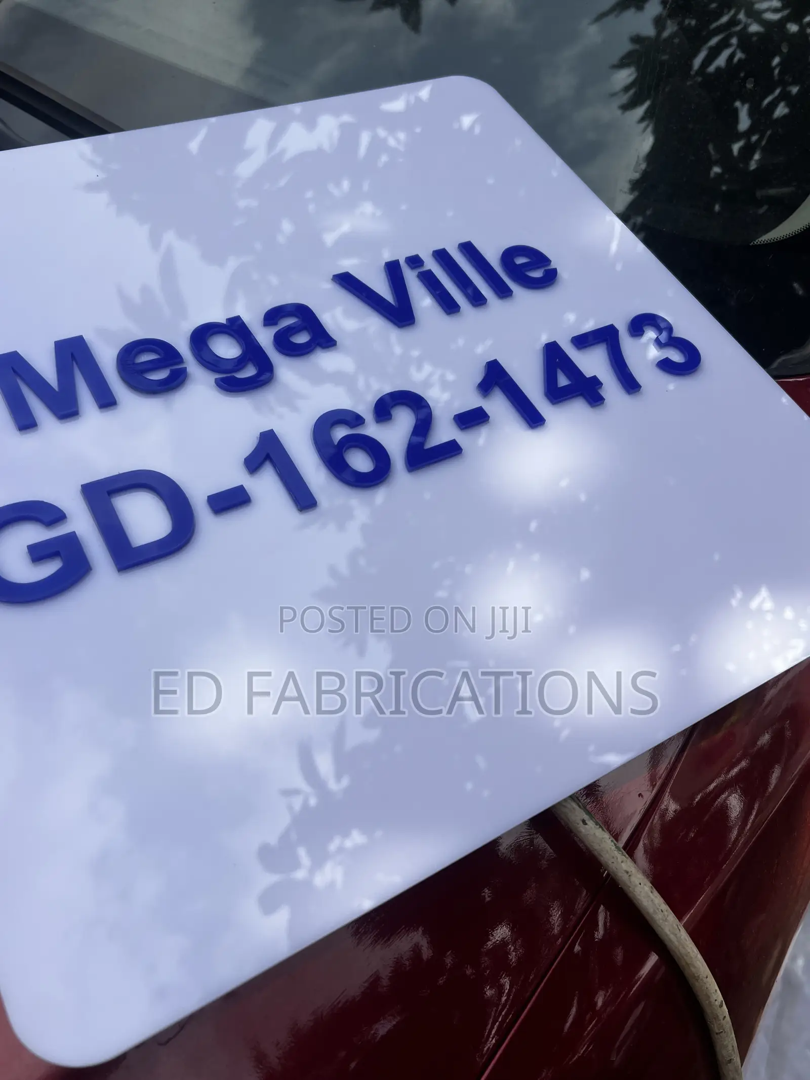 Address Post Sign