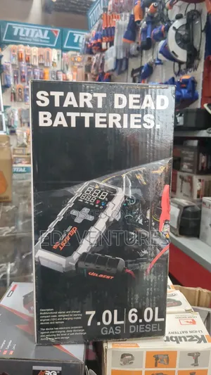Delbest 21800 Mah 2 in 1 Car or Motor Jump Starter and Air Compressor