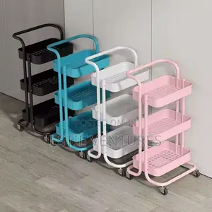 3-tier Rolling Utility Carts
