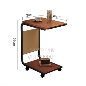 C. Shape Modern Trolley Table