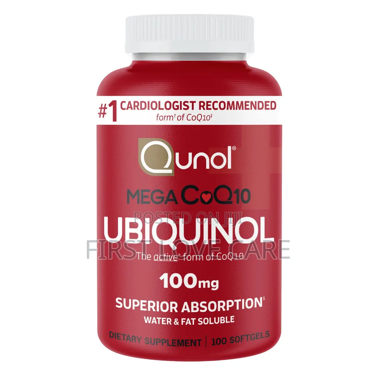 Qunol Mega Coq10 – Ubiquinol, 100 Mg, 120 Count