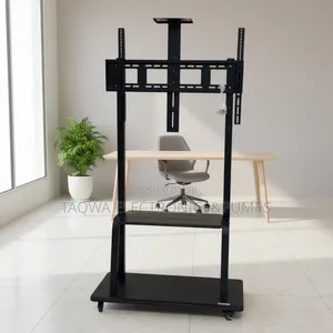 Perfect for 60 to 100 Inches Heavy Mobile Tv Stand