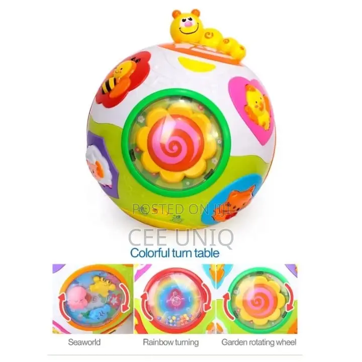 Interactive Crawling Ball for Babies With Light and Sound