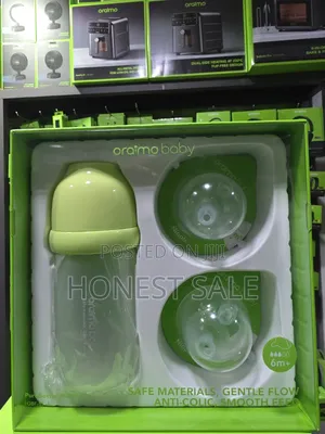 Oraimo Purebottle 240 240ml Anti-colic Silicone Glass Baby Bottle