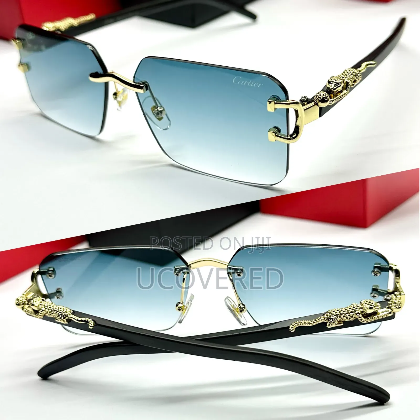 Cartier Rimless Sunglasses