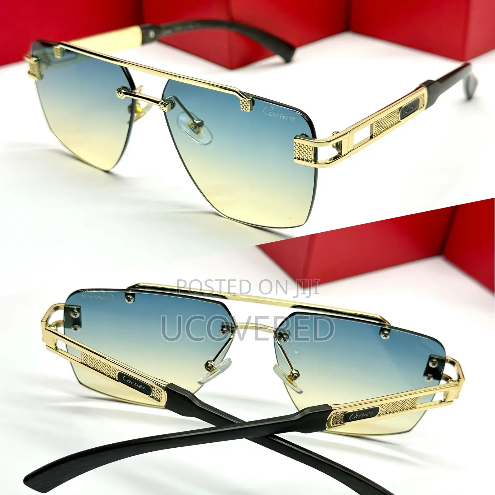 Cartier Rimless Sunglasses