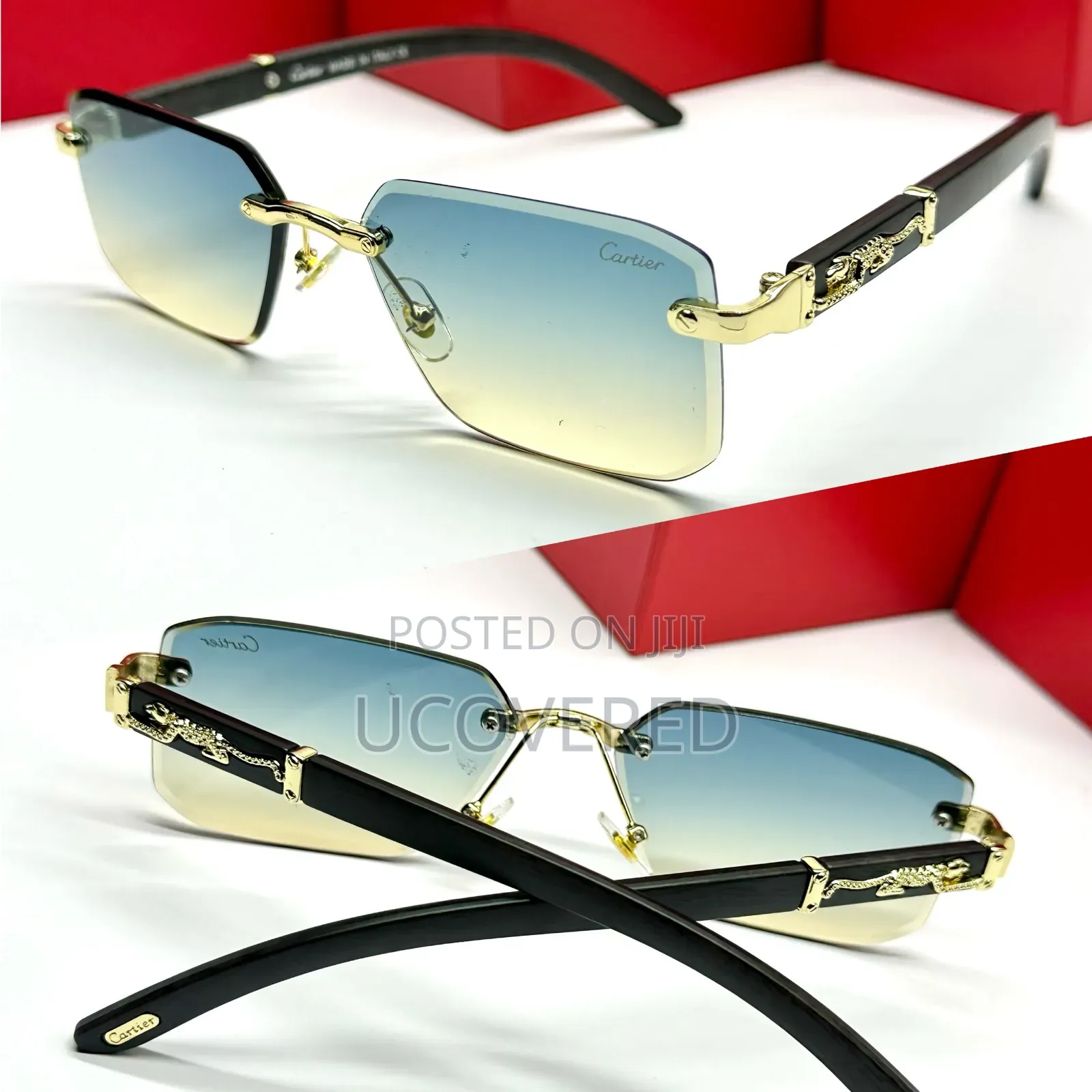 Cartier Rimless Sunglasses