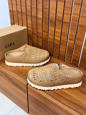 Zara Perforated Mule Flat