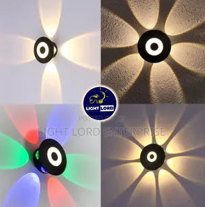 Flush Mount Unique Star Wall Lamp
