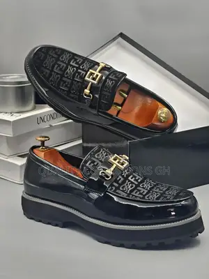 Authentic Fendi Black Loafers