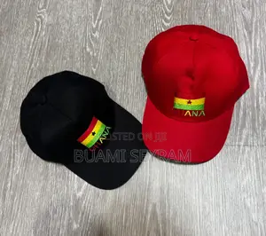 Red And Black Ghana Cap