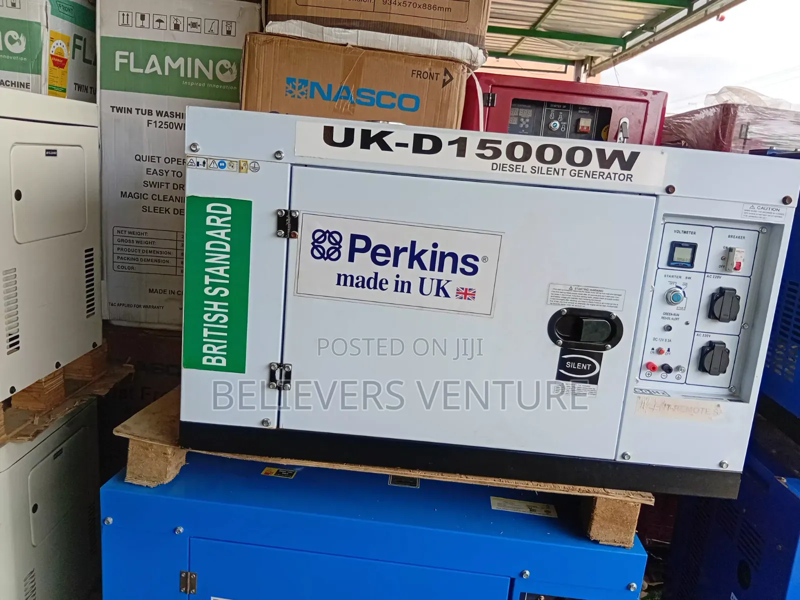 Perkins 15kva Soundproof Generator Set With Avr
