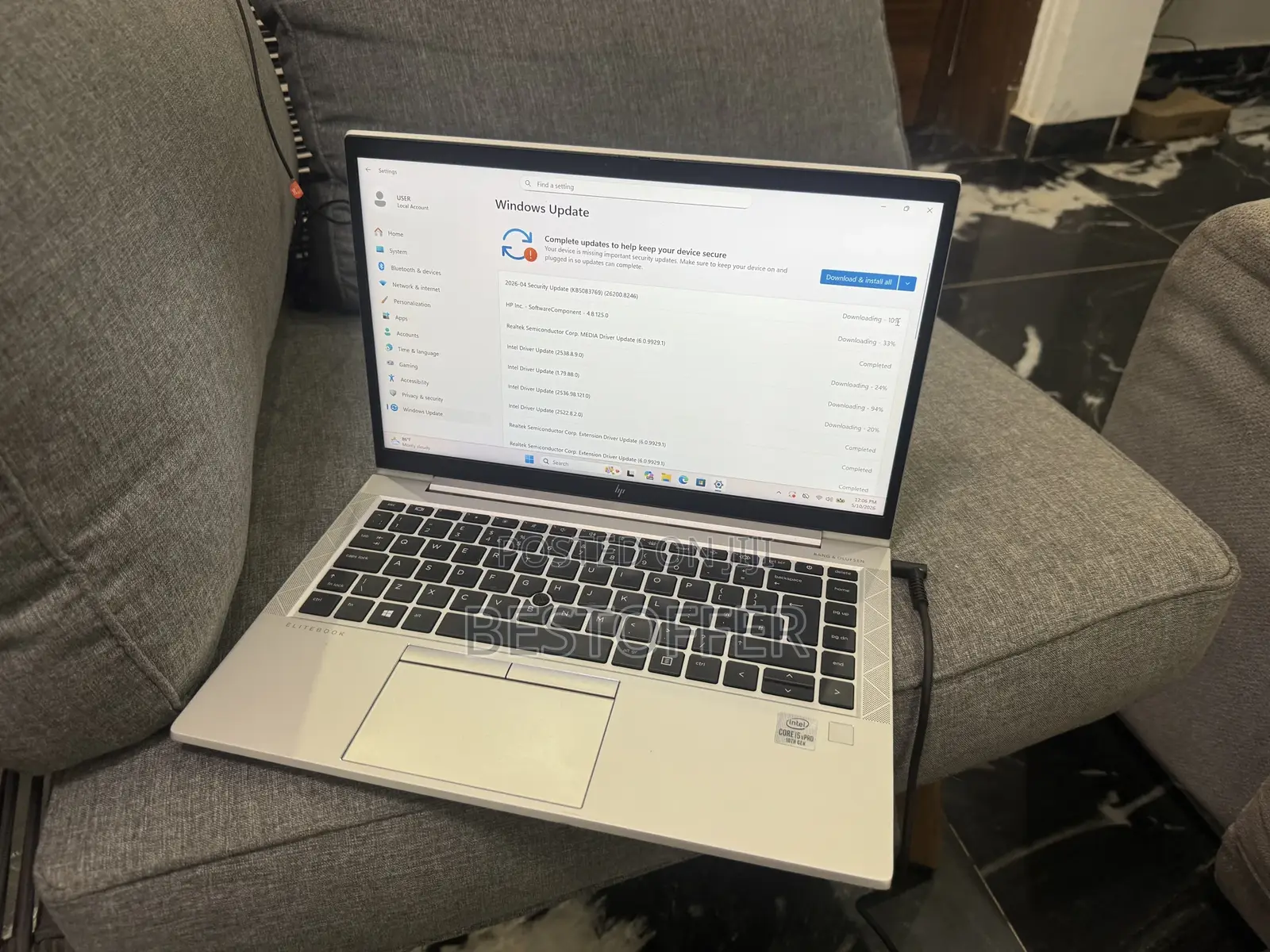 New Laptop HP EliteBook 840 G7 8GB Intel Core i5 SSD 256GB