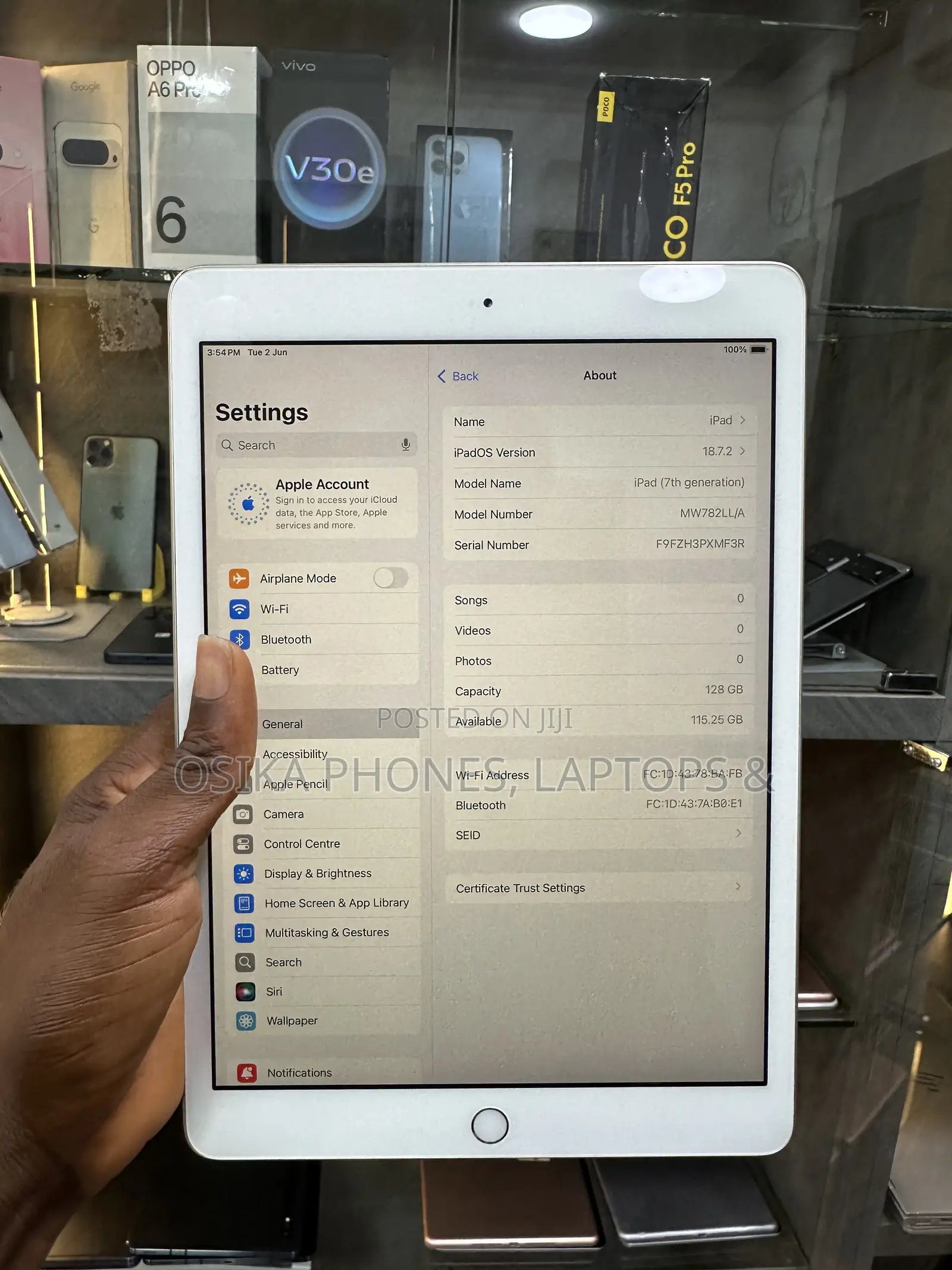 Apple iPad Air (2020) Wi-Fi 128 GB Gray