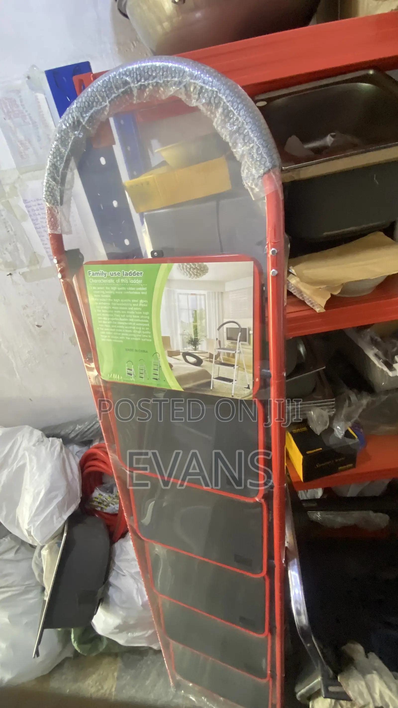 4/5/6-step Foldable Steel Ladder | Non-slip | Family Use